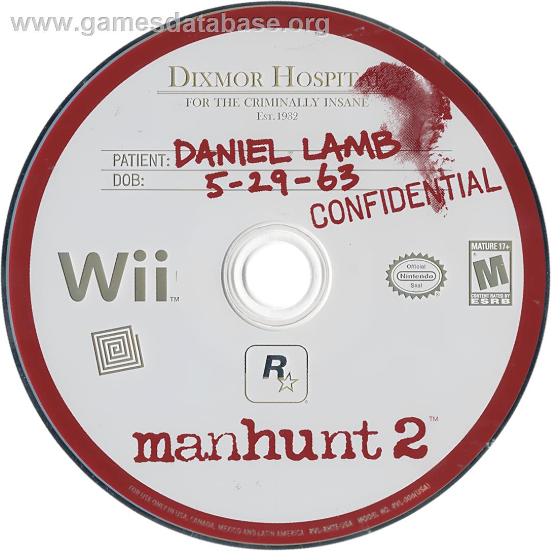 Manhunt 2 - Nintendo Wii - Artwork - Cartridge