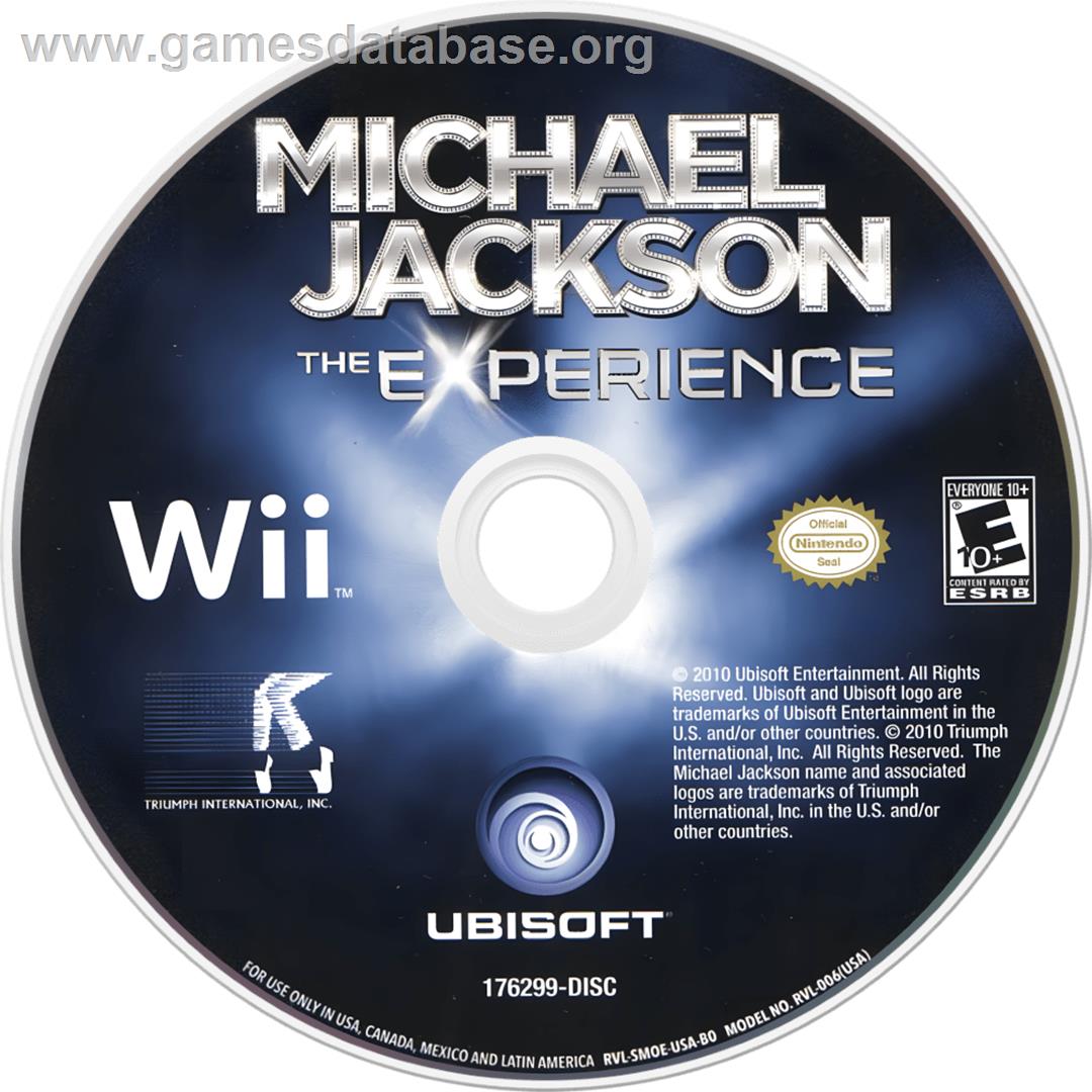 Michael Jackson - The Experience - Nintendo Wii - Artwork - Cartridge