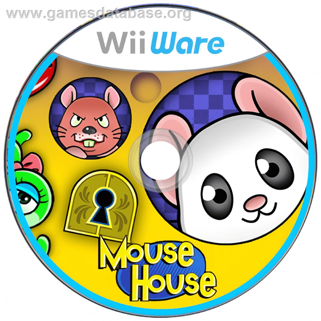 Mouse House - Nintendo Wii - Artwork - Cartridge