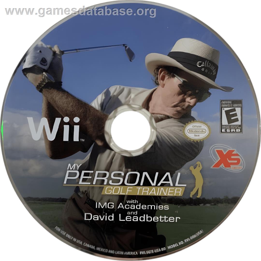 My Personal Golf Trainer - Nintendo Wii - Artwork - Cartridge