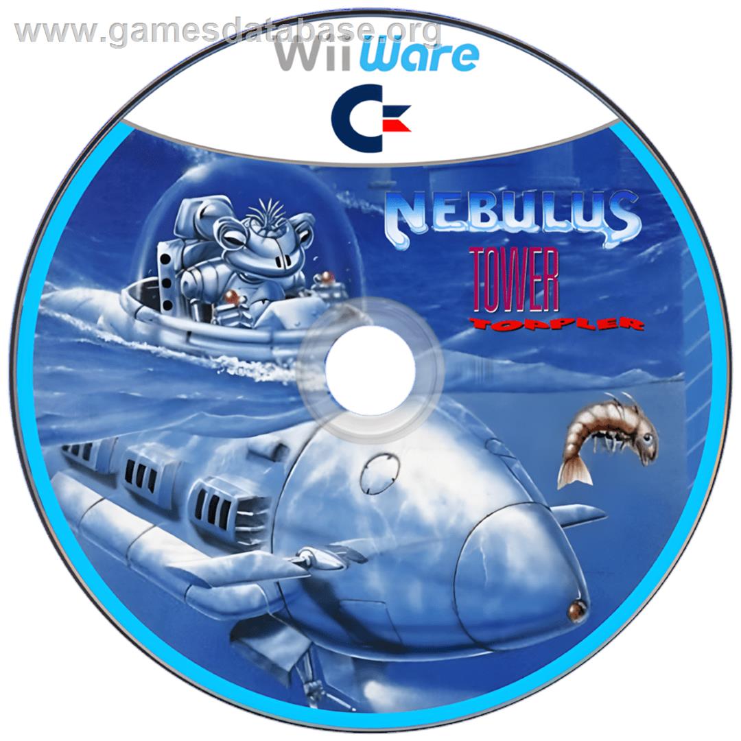 Nebulus (C64) - Nintendo Wii - Artwork - Cartridge
