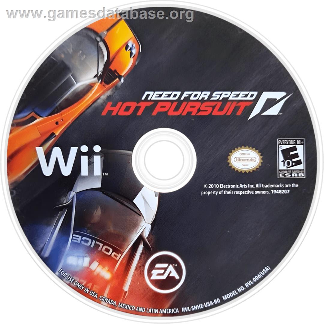 Need For Speed - Hot Pursuit - Nintendo Wii - Artwork - Cartridge