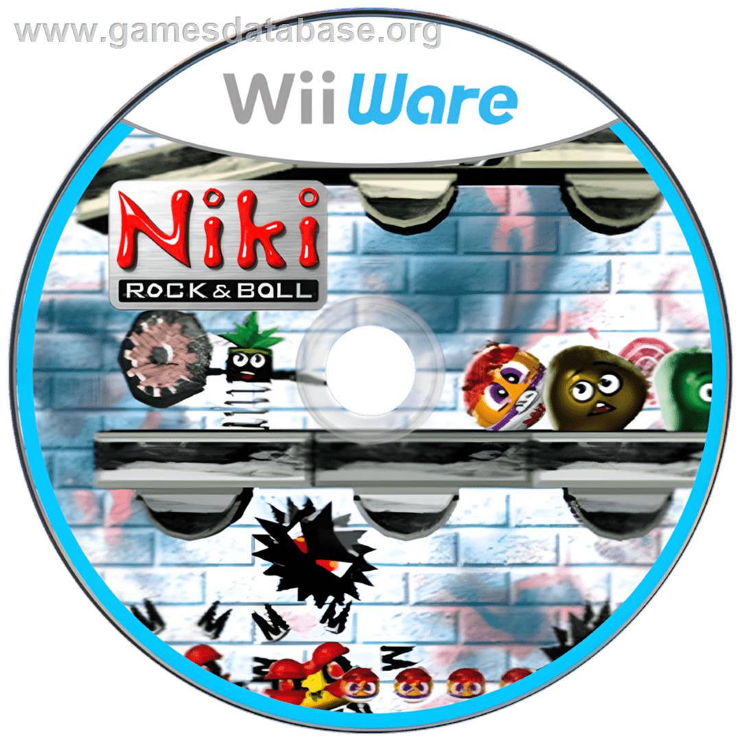 Niki Rock And Ball - Nintendo Wii - Artwork - Cartridge