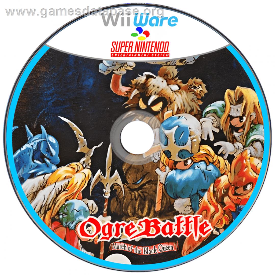 Ogre Battle - The March Of The Black Queen (SNES) - Nintendo Wii - Artwork - Cartridge