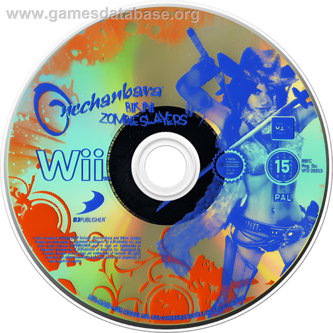 Onechanbara - Bikini Zombie Slayers - Nintendo Wii - Artwork - Cartridge