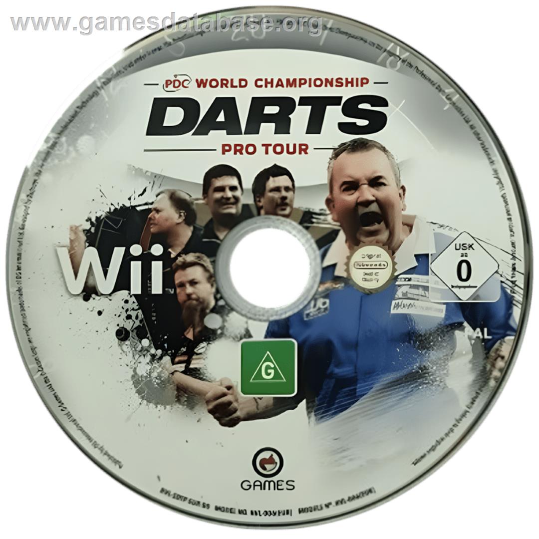Pdc World Championship Darts - Pro Tour - Nintendo Wii - Artwork - Cartridge