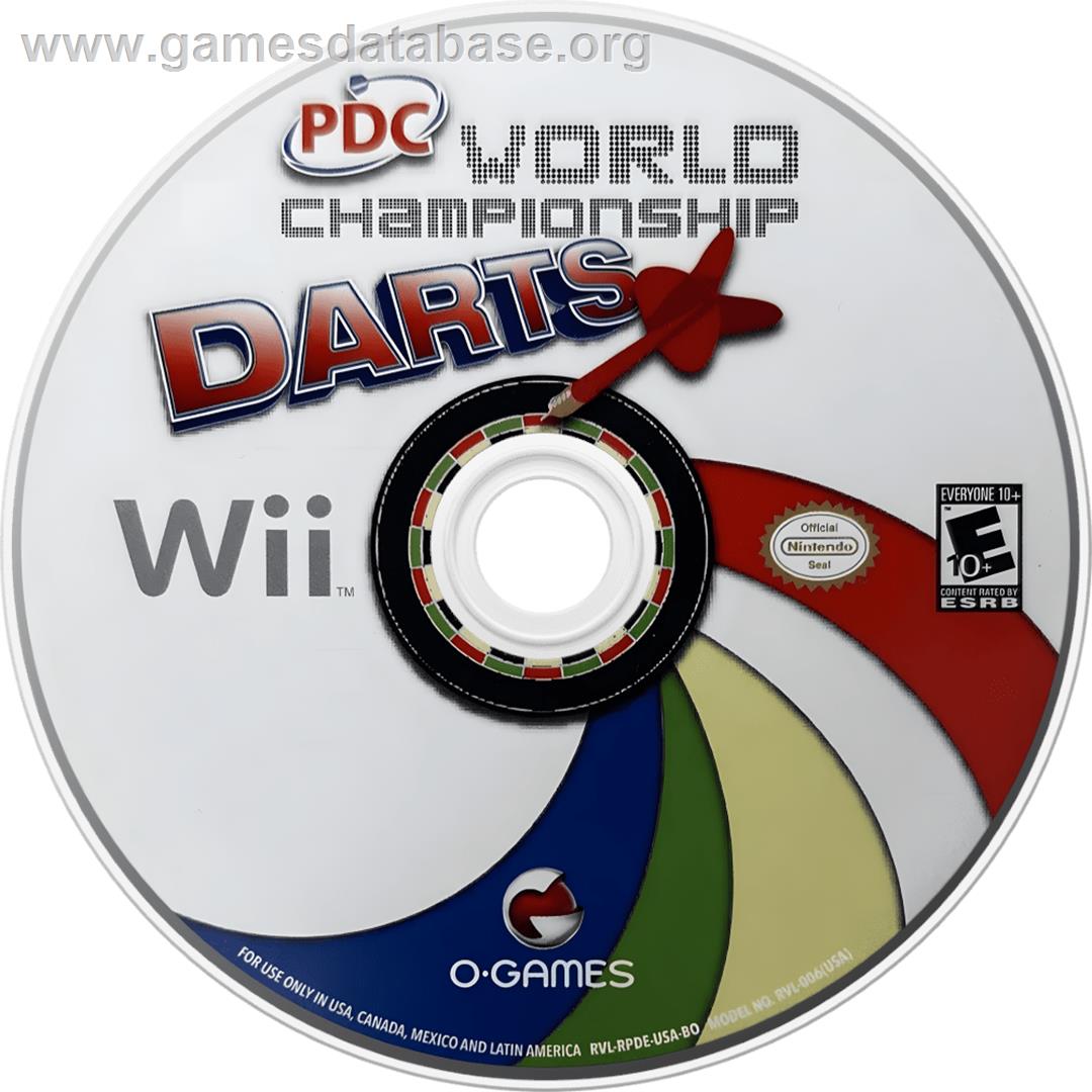 Pdc World Championship Darts 2009 - Nintendo Wii - Artwork - Cartridge