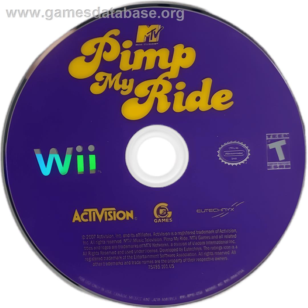 Pimp My Ride - Nintendo Wii - Artwork - Cartridge