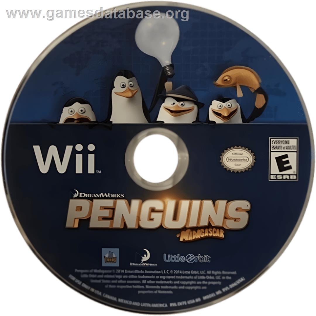 Pingouins De Madagascar - Le Docteur Blowhole Est De Retour, Les - Nintendo Wii - Artwork - Cartridge