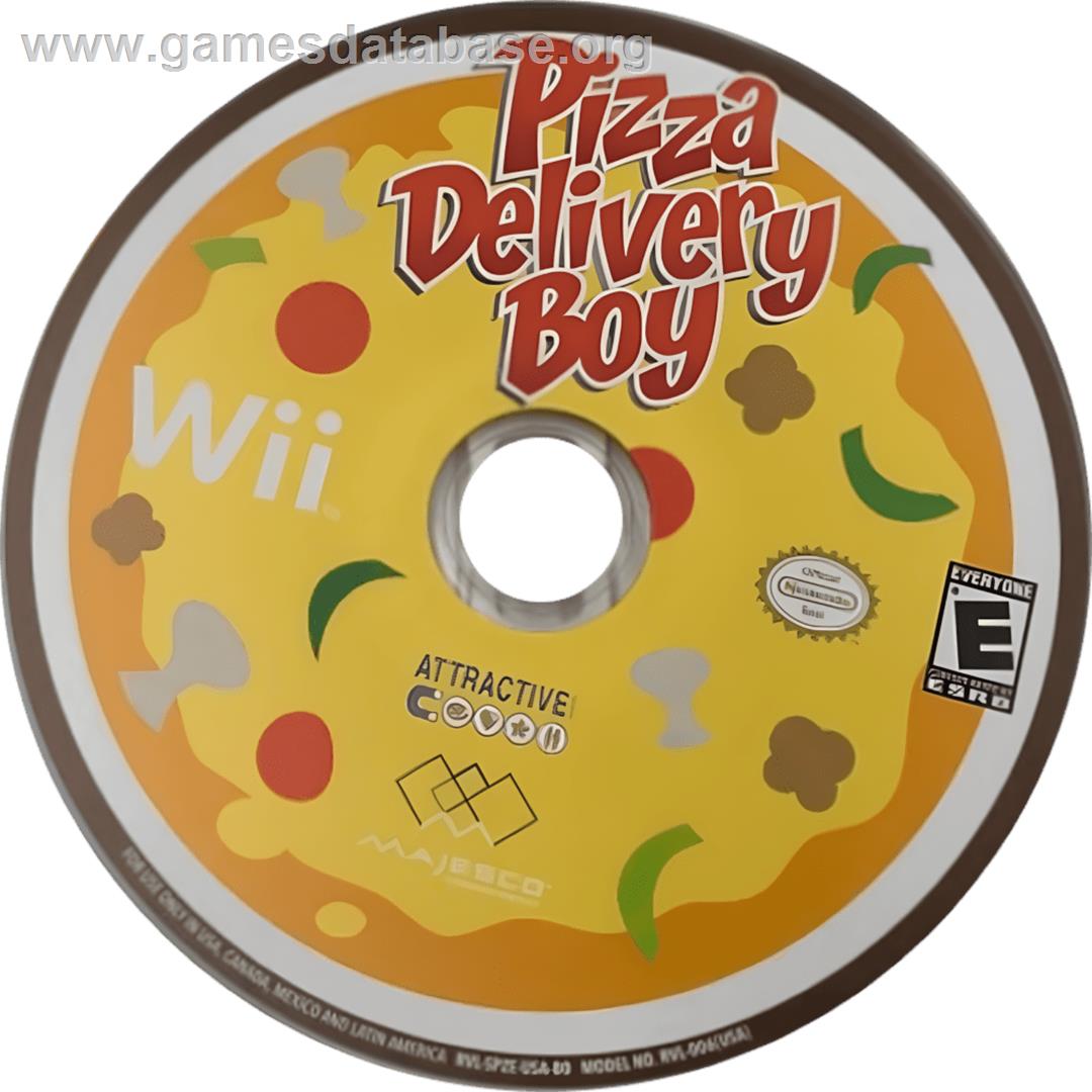 Pizza Delivery Boy - Nintendo Wii - Artwork - Cartridge