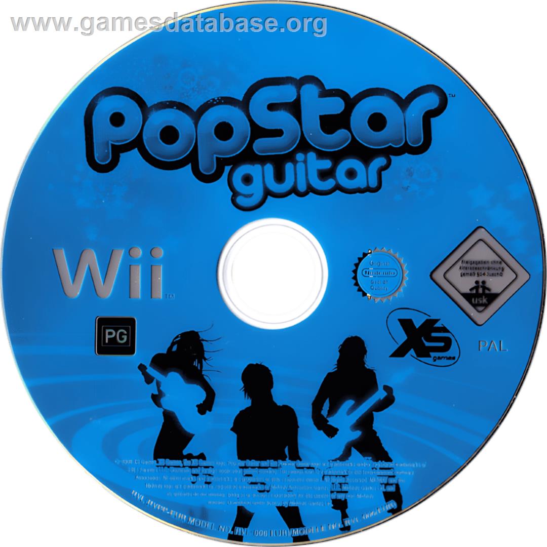 Popstar Guitar - Nintendo Wii - Artwork - Cartridge