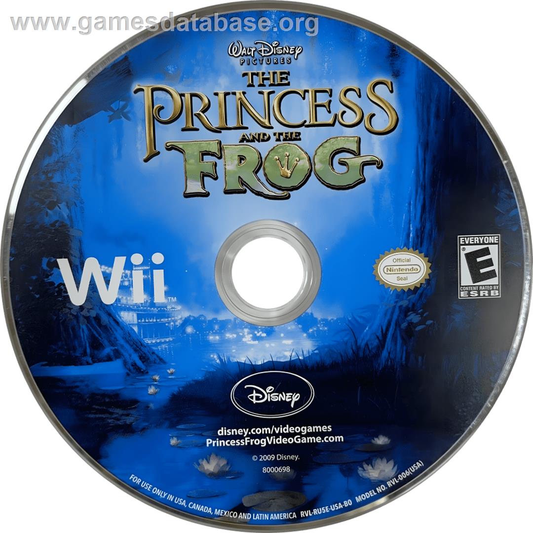 Princesse Et La Grenouille, La - Nintendo Wii - Artwork - Cartridge