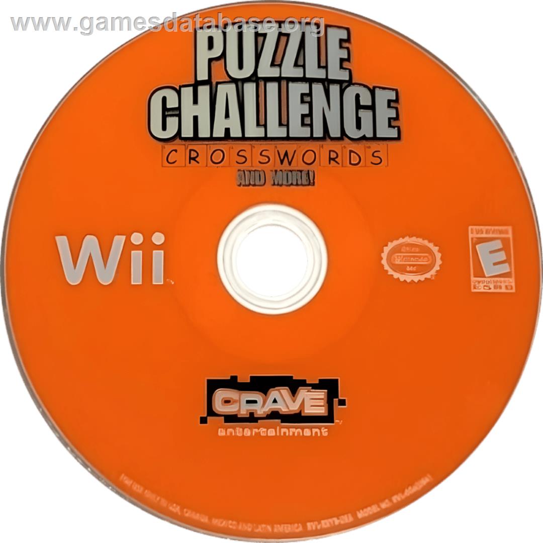 Puzzle Challenge Crosswords - Nintendo Wii - Artwork - Cartridge