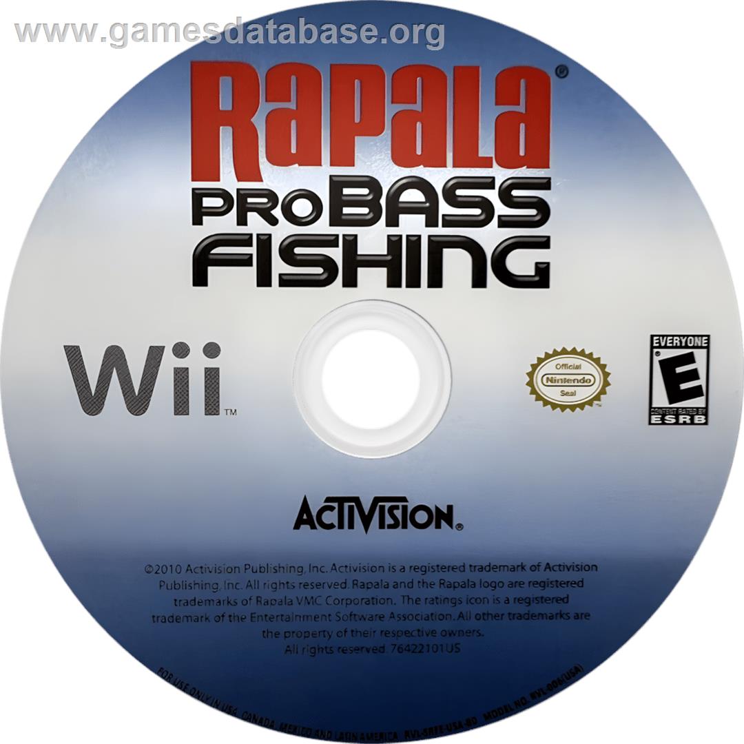 Rapala Pro Bass Fishing - Nintendo Wii - Artwork - Cartridge