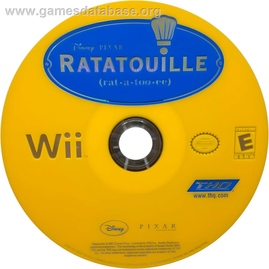Ratatouille - Nintendo Wii - Artwork - Cartridge