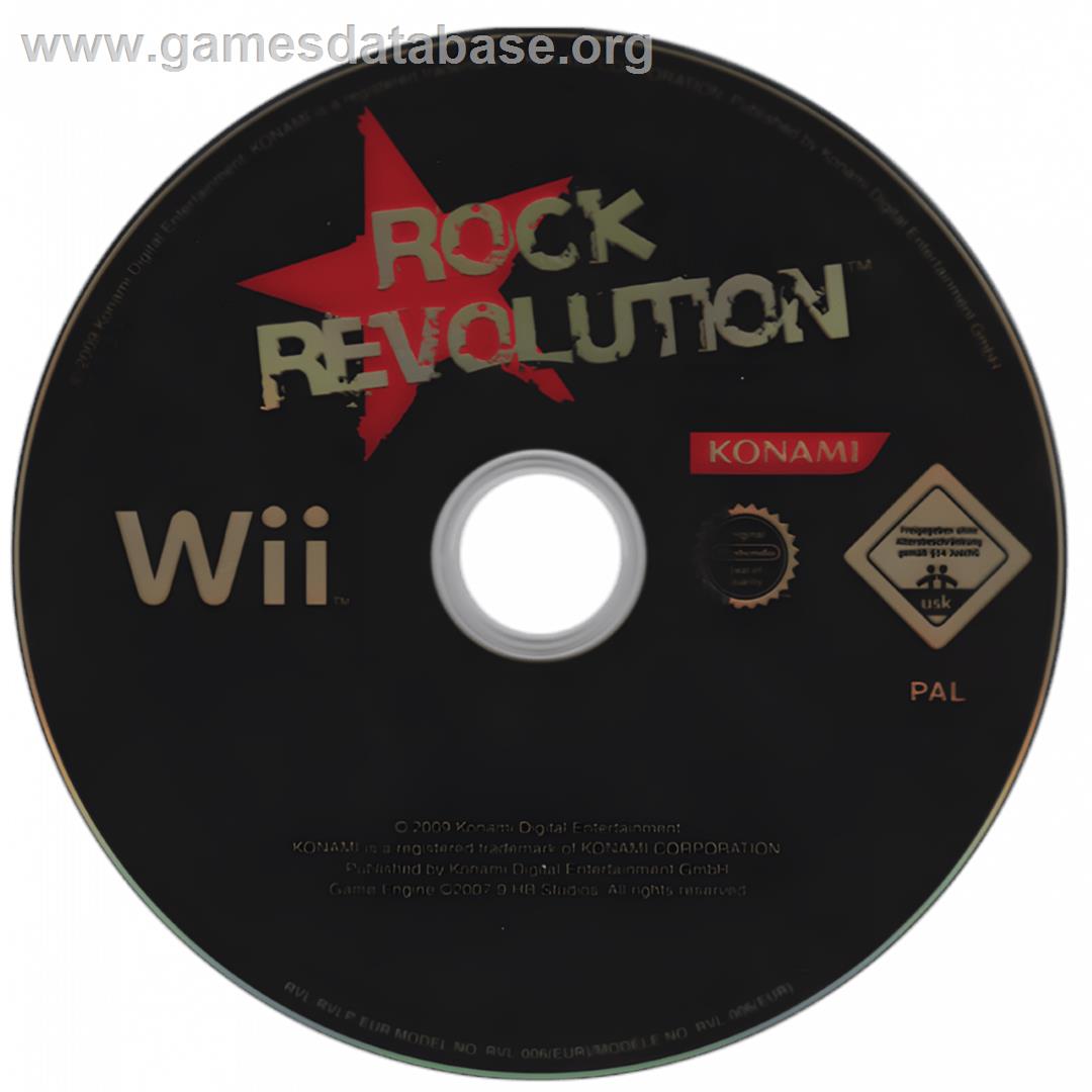 Rock Revolution - Nintendo Wii - Artwork - Cartridge