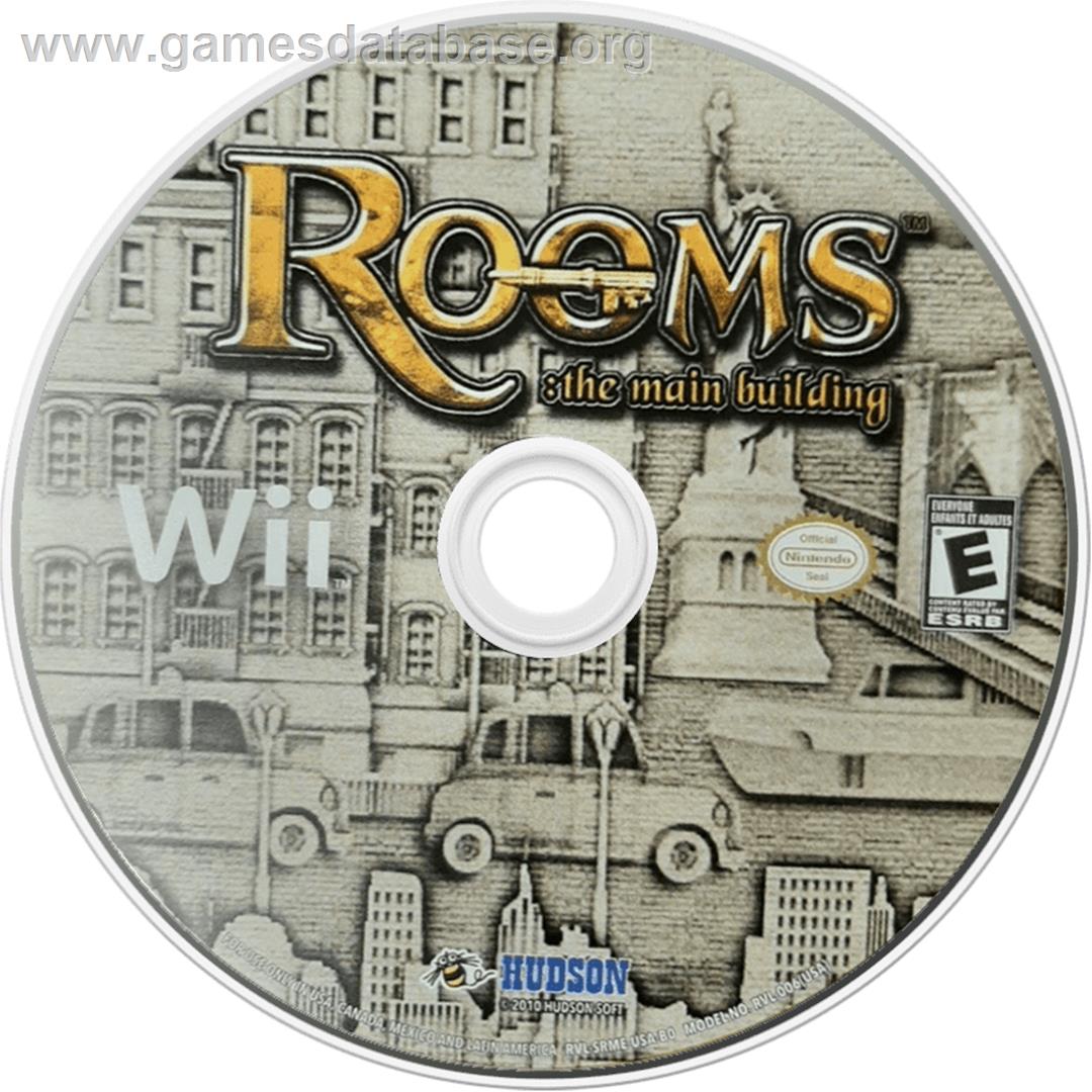 Rooms - The Main Building - Nintendo Wii - Artwork - Cartridge