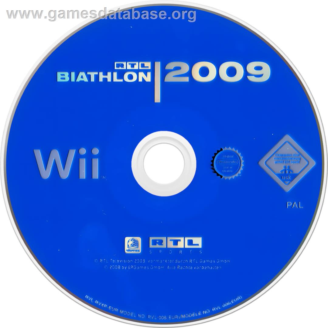 Rtl Biathlon 2009 - Nintendo Wii - Artwork - Cartridge