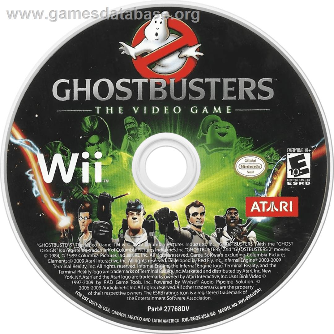 S.o.s. Fantômes - Le Jeu Vidéo - Nintendo Wii - Artwork - Cartridge