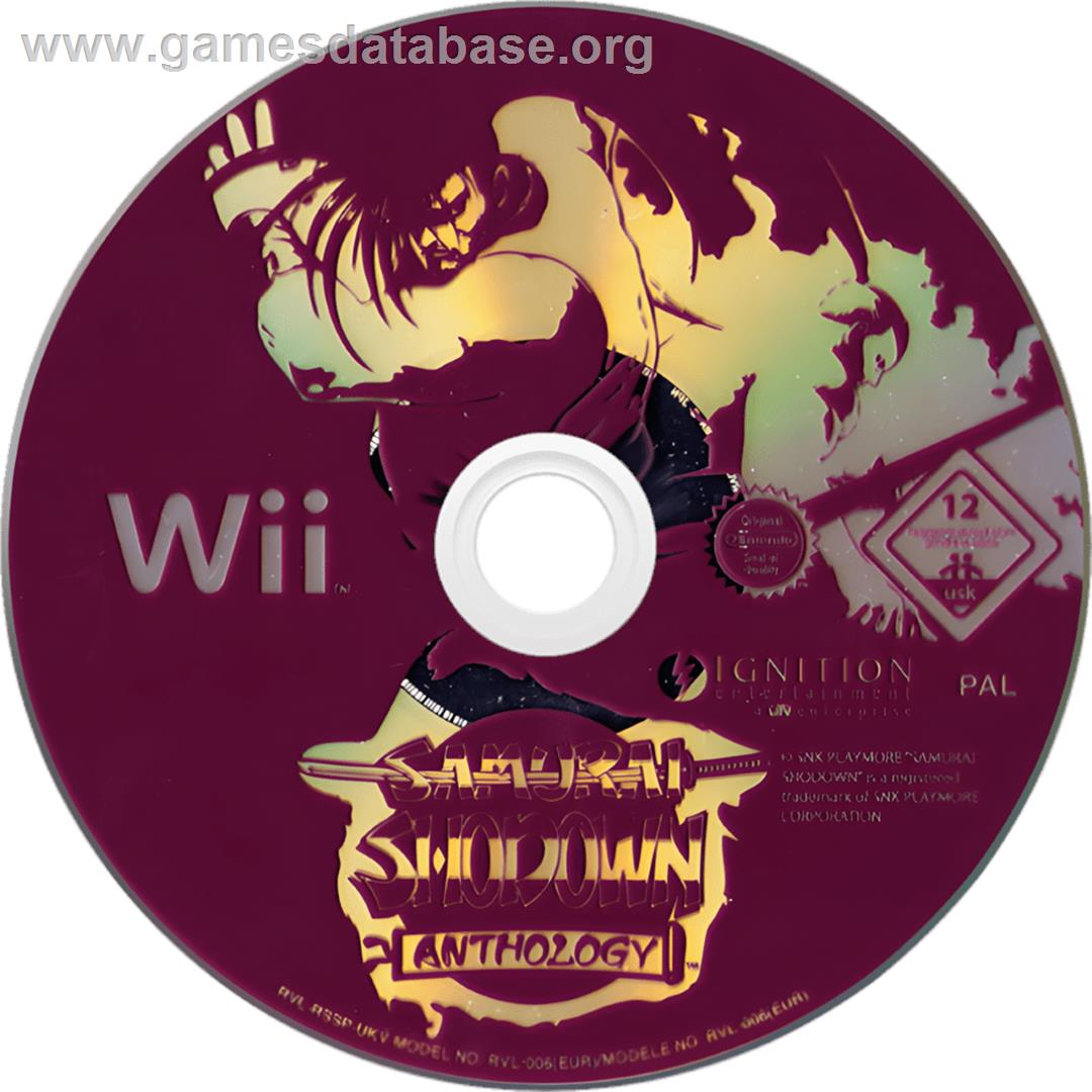 Samurai Shodown Anthology - Nintendo Wii - Artwork - Cartridge