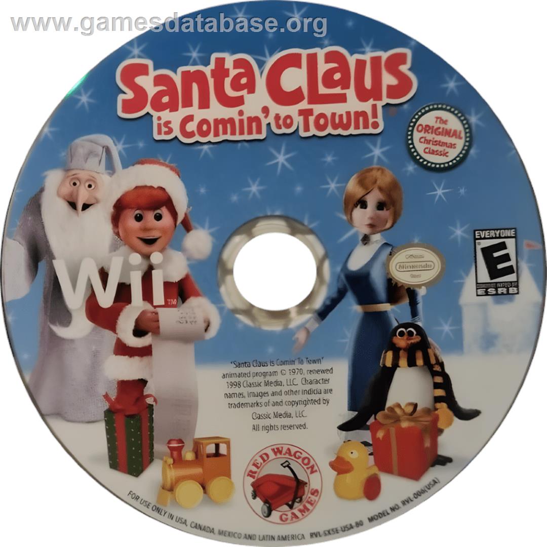 Santa Claus Is Comin' To Town! - Nintendo Wii - Artwork - Cartridge