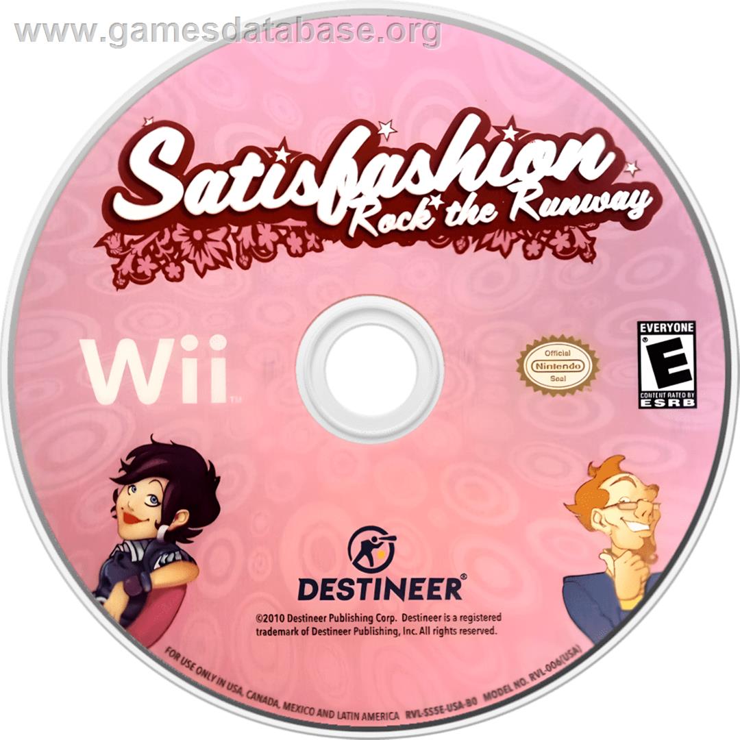 Satisfashion - Rock The Runaway - Nintendo Wii - Artwork - Cartridge