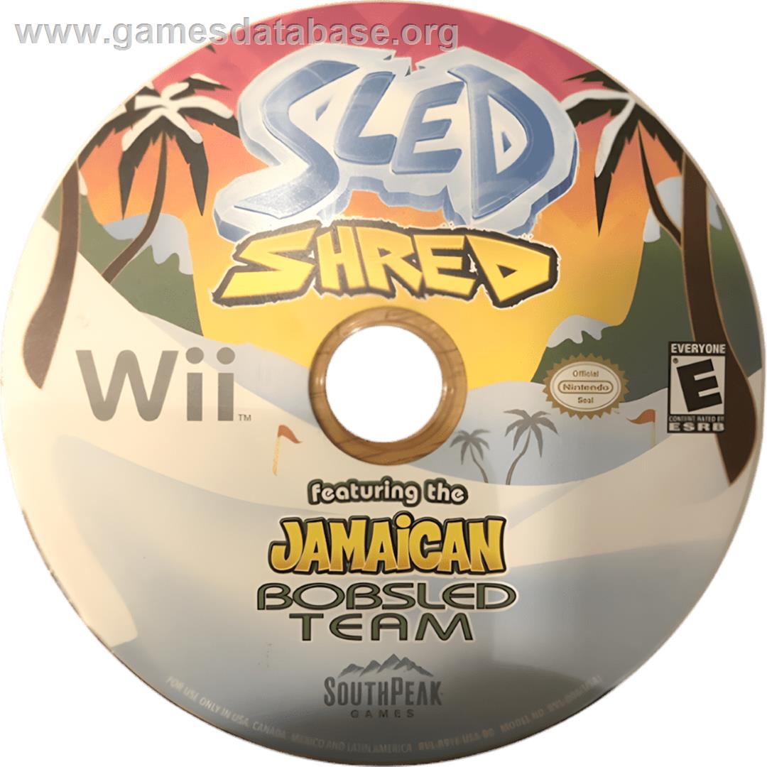 Sled Shred - Nintendo Wii - Artwork - Cartridge