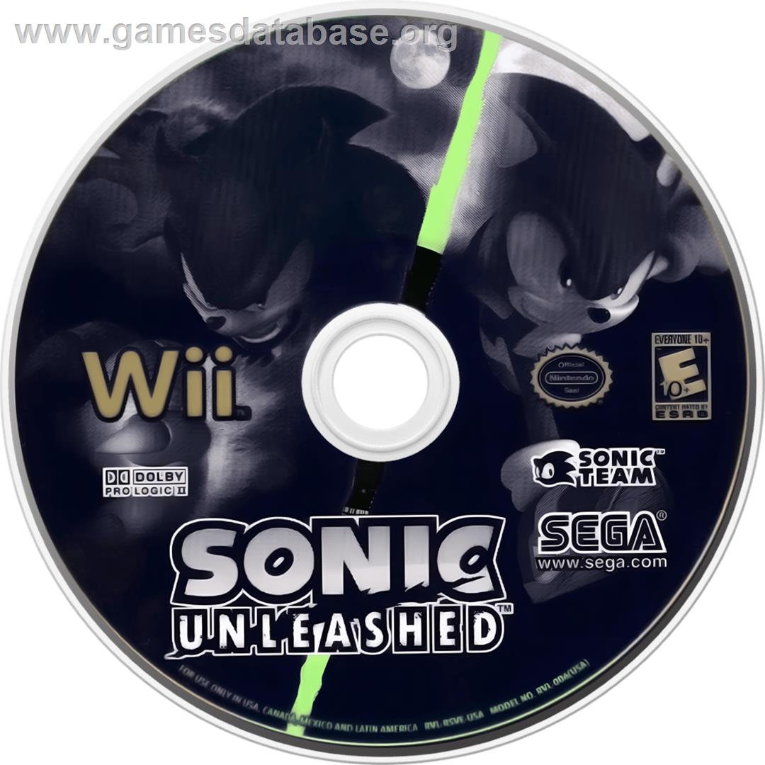 Sonic Unleashed - Nintendo Wii - Artwork - Cartridge