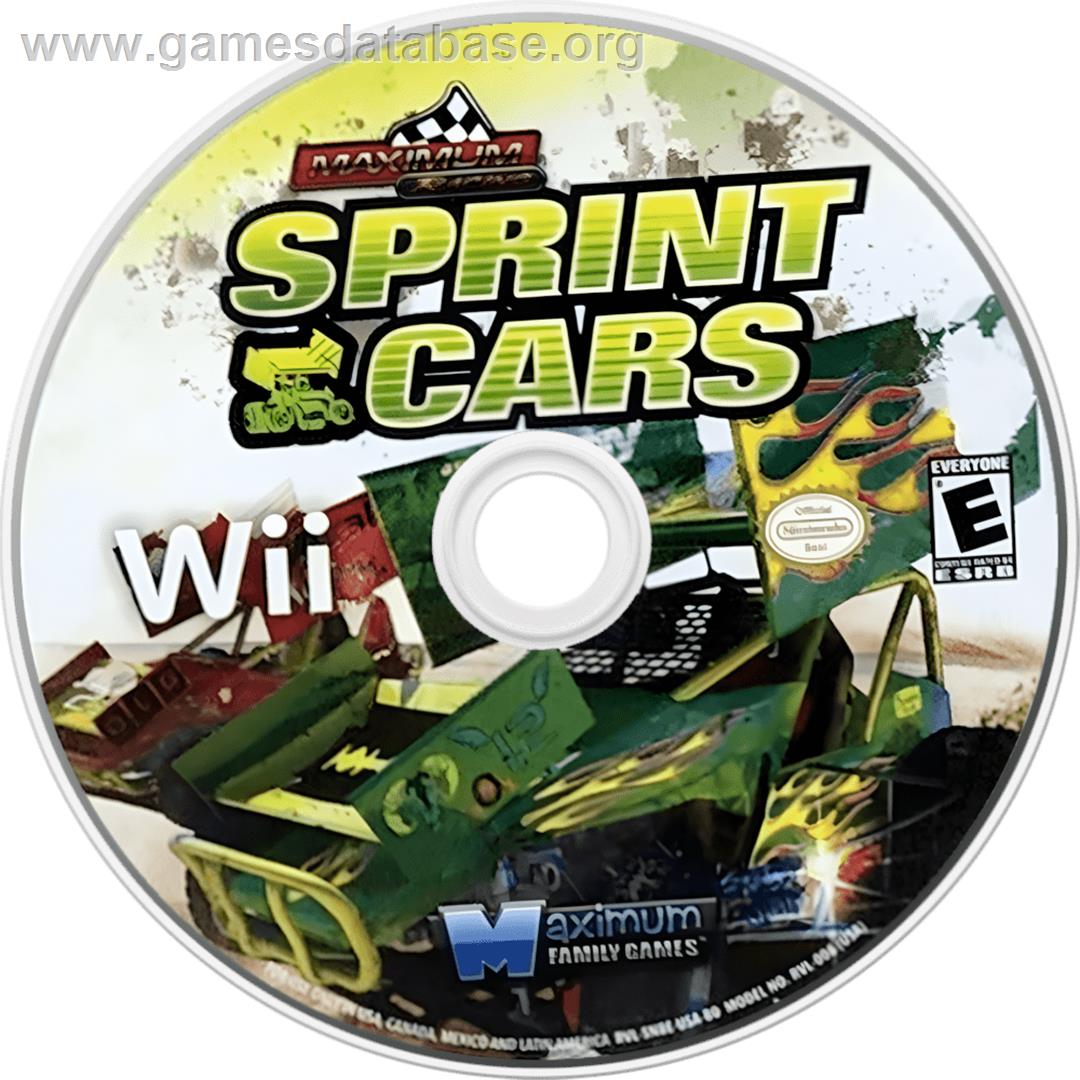 Sprint Cars - Nintendo Wii - Artwork - Cartridge