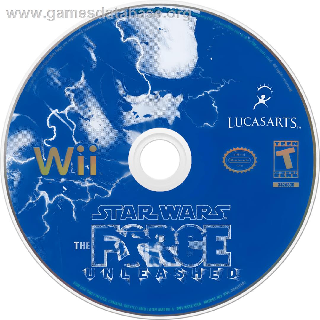 Star Wars - Le Pouvoir De La Force - Nintendo Wii - Artwork - Cartridge