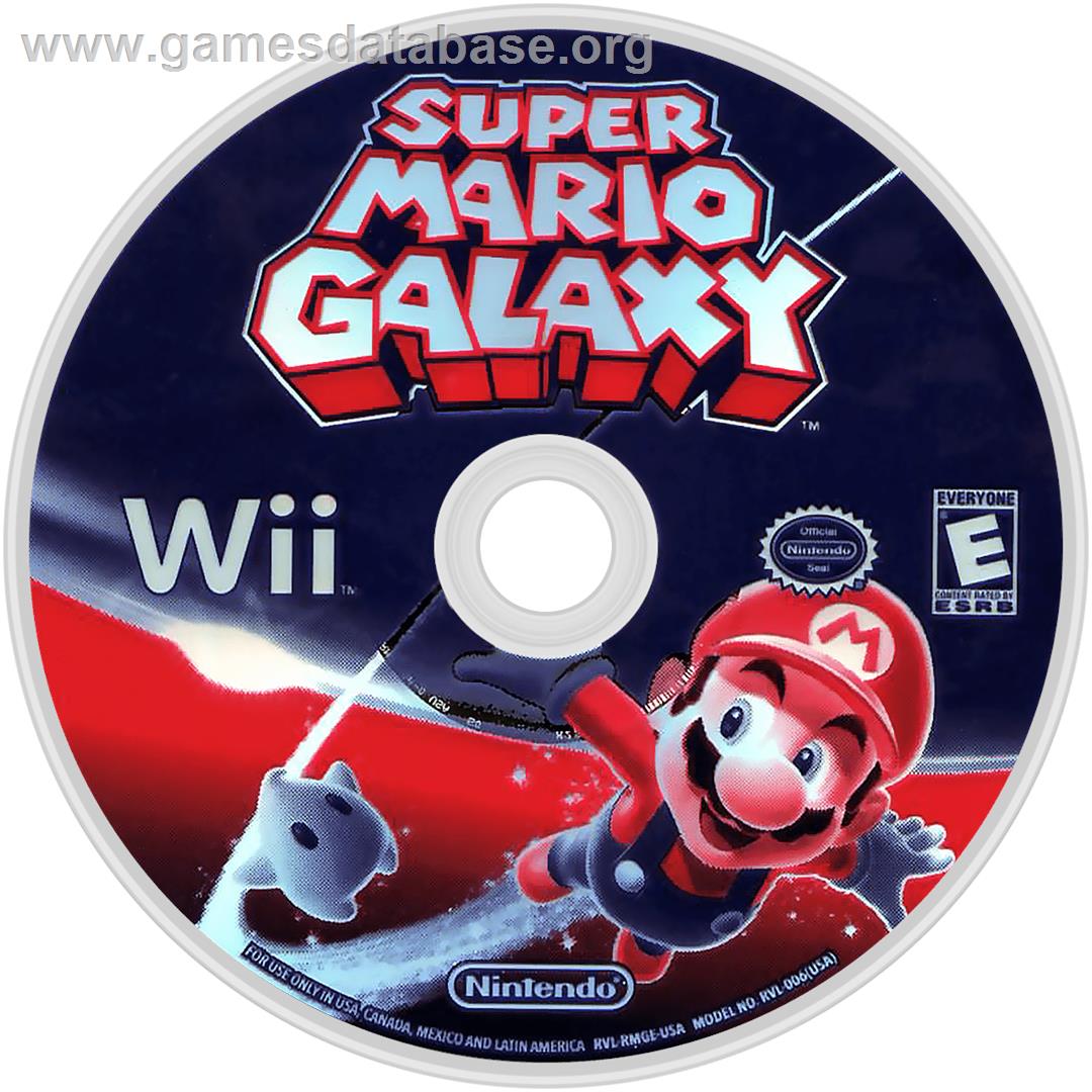 Super Mario Galaxy - Nintendo Wii - Artwork - Cartridge