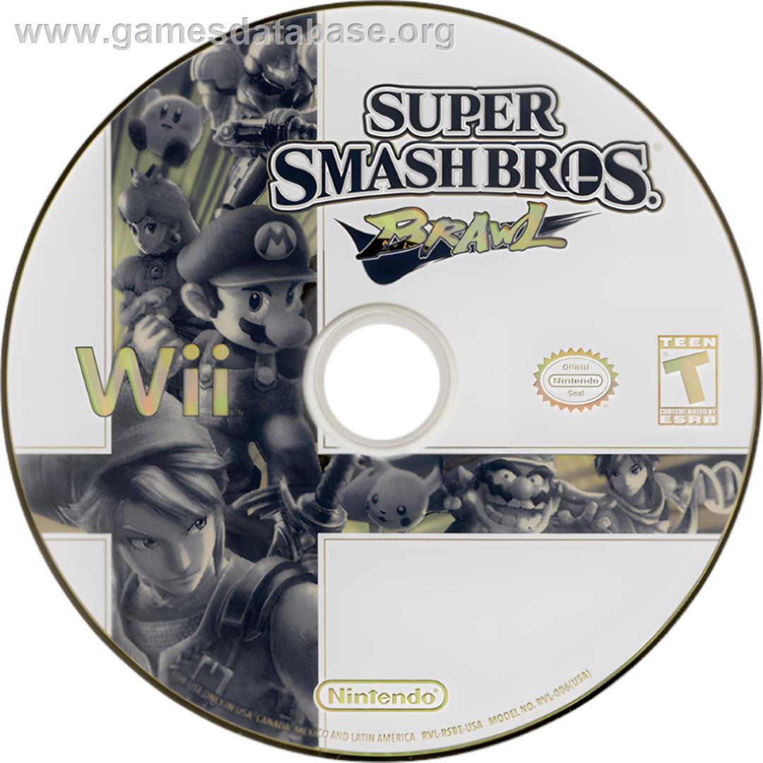 Super Smash Bros. Brawl - Nintendo Wii - Artwork - Cartridge