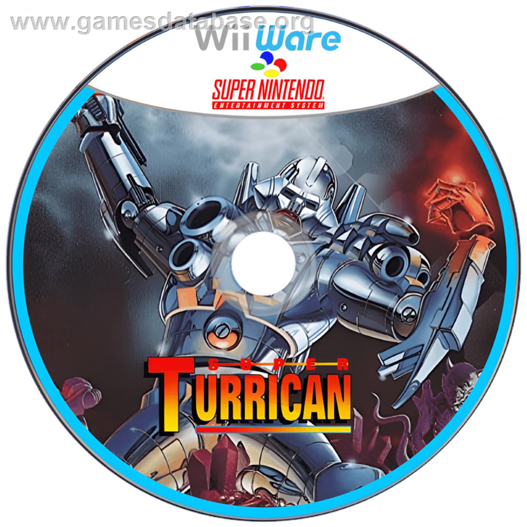 Super Turrican (SNES) - Nintendo Wii - Artwork - Cartridge