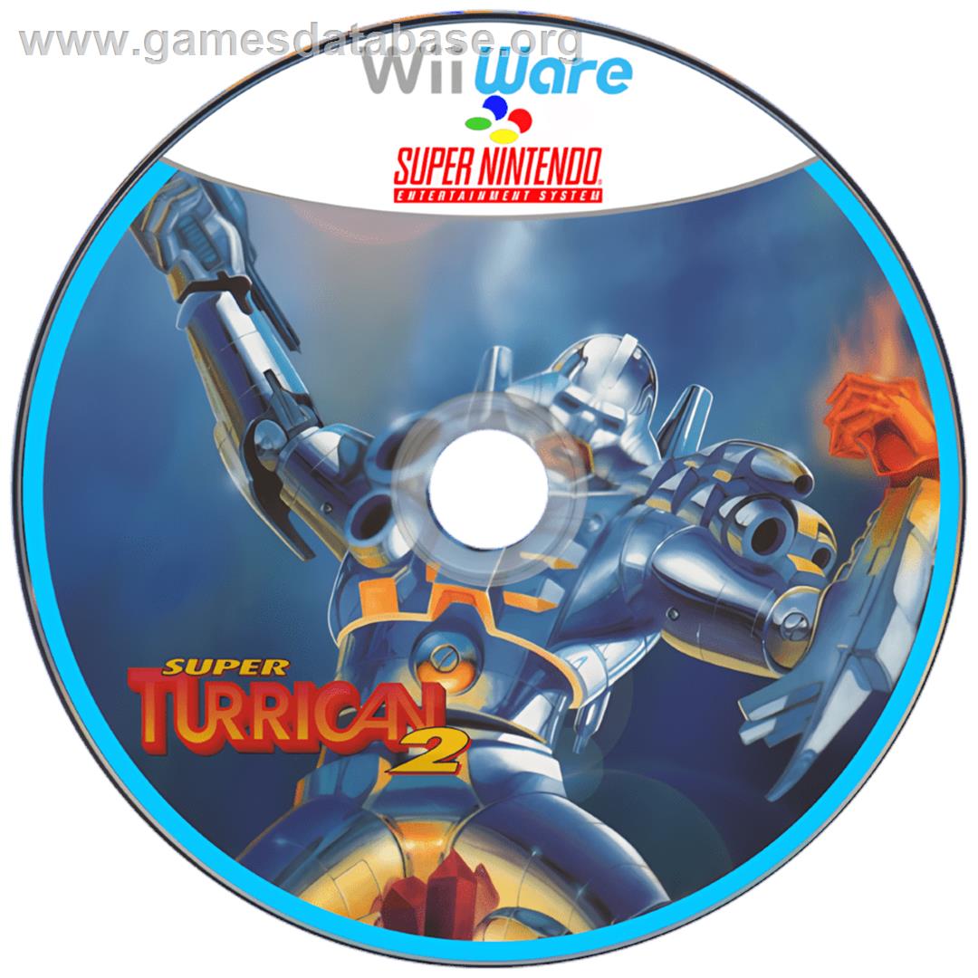 Super Turrican 2 (SNES) - Nintendo Wii - Artwork - Cartridge