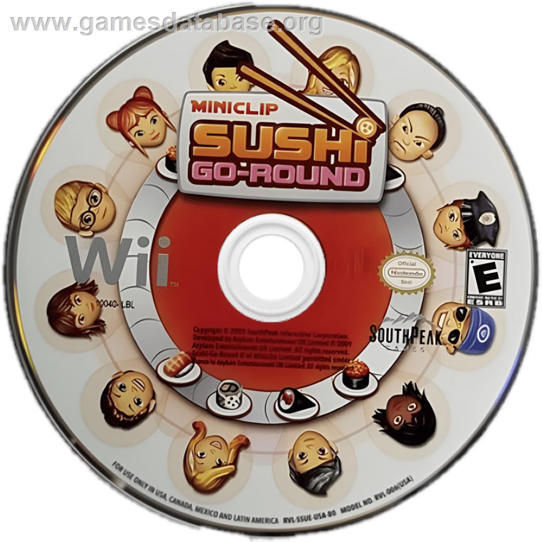 Sushi Go Round - Nintendo Wii - Artwork - Cartridge