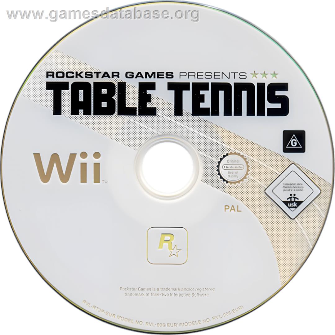 Table Tennis - Nintendo Wii - Artwork - Cartridge