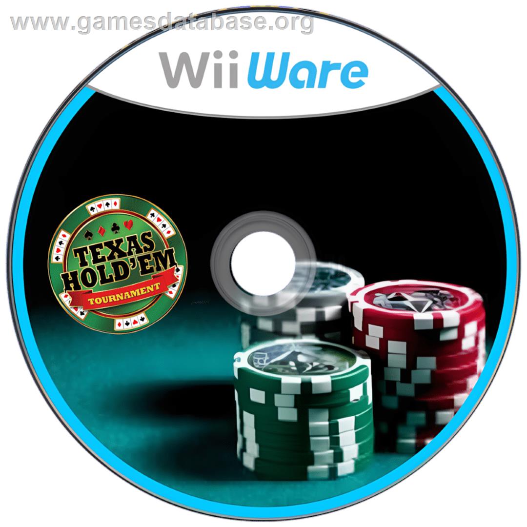 Texas Hold'em Tournament - Nintendo Wii - Artwork - Cartridge