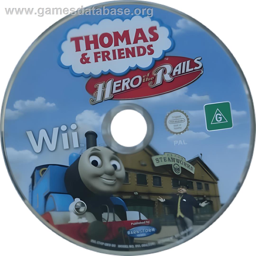 Thomas & Friends: Hero of the Rails - Nintendo Wii - Artwork - Cartridge