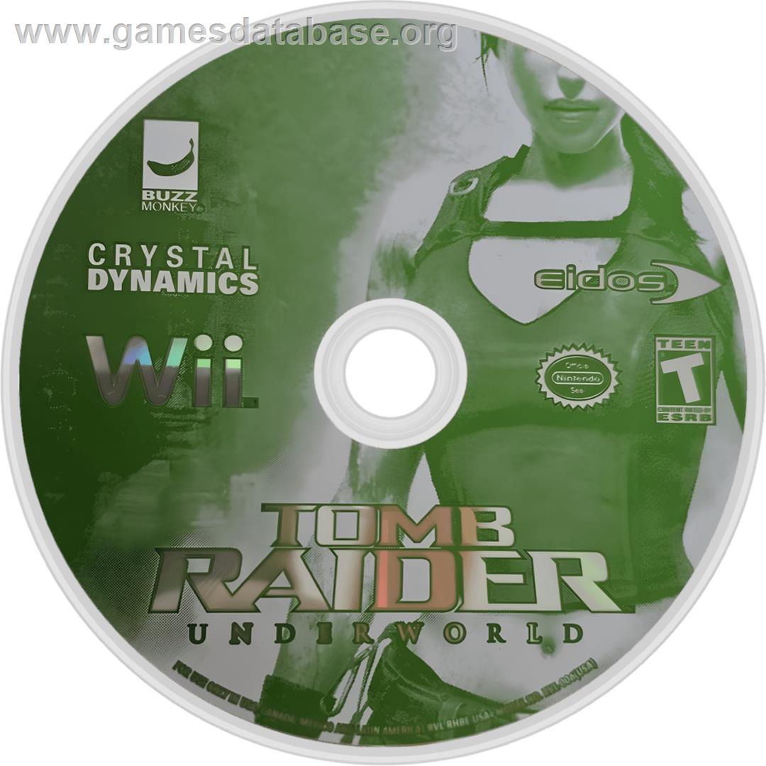 Tomb Raider Underworld - Nintendo Wii - Artwork - Cartridge