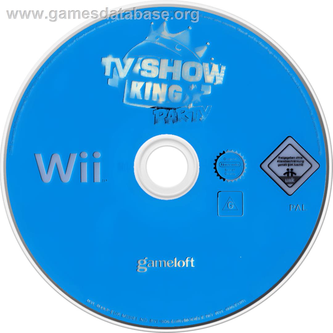 Tv Show King Party - Nintendo Wii - Artwork - Cartridge