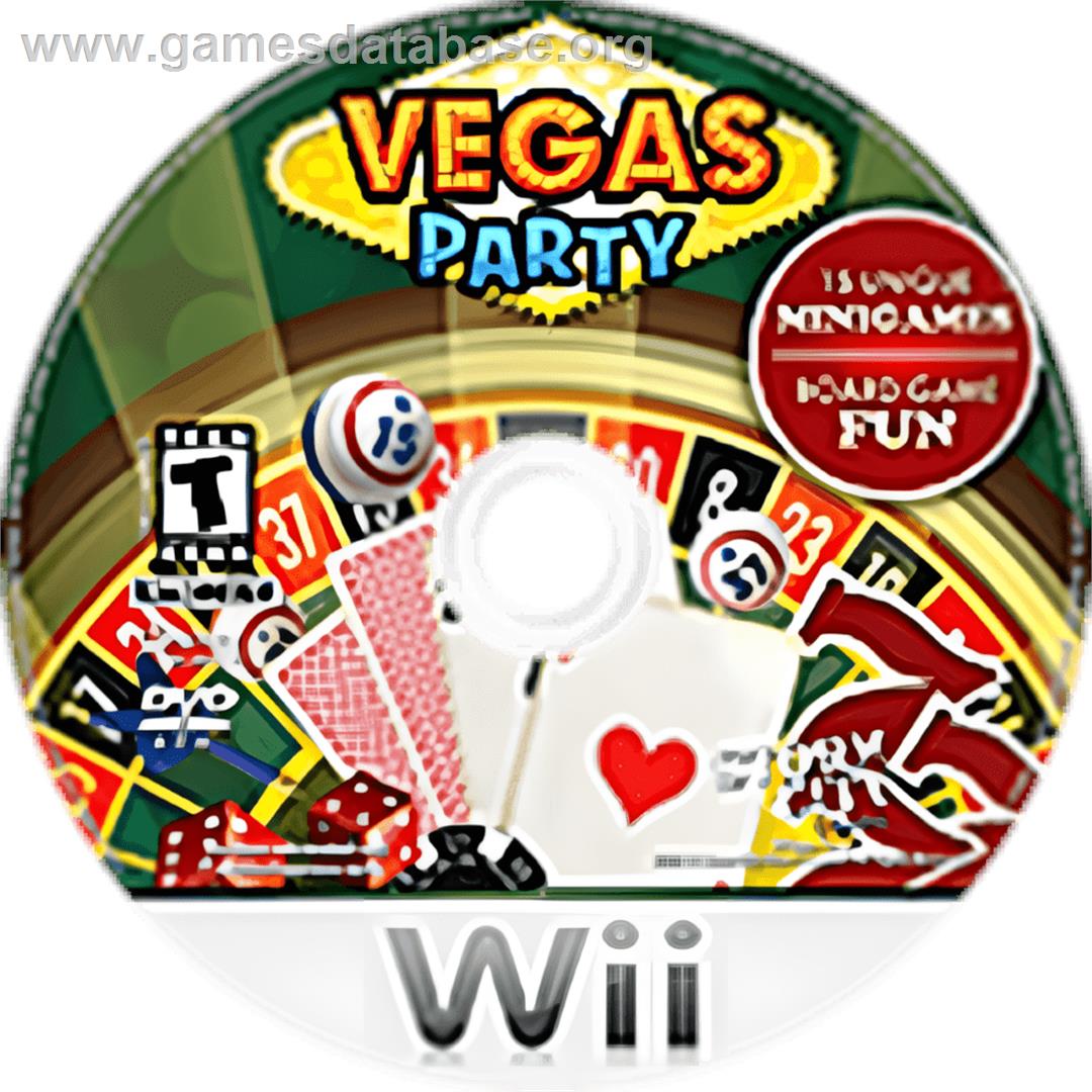 Vegas Party - Nintendo Wii - Artwork - Cartridge