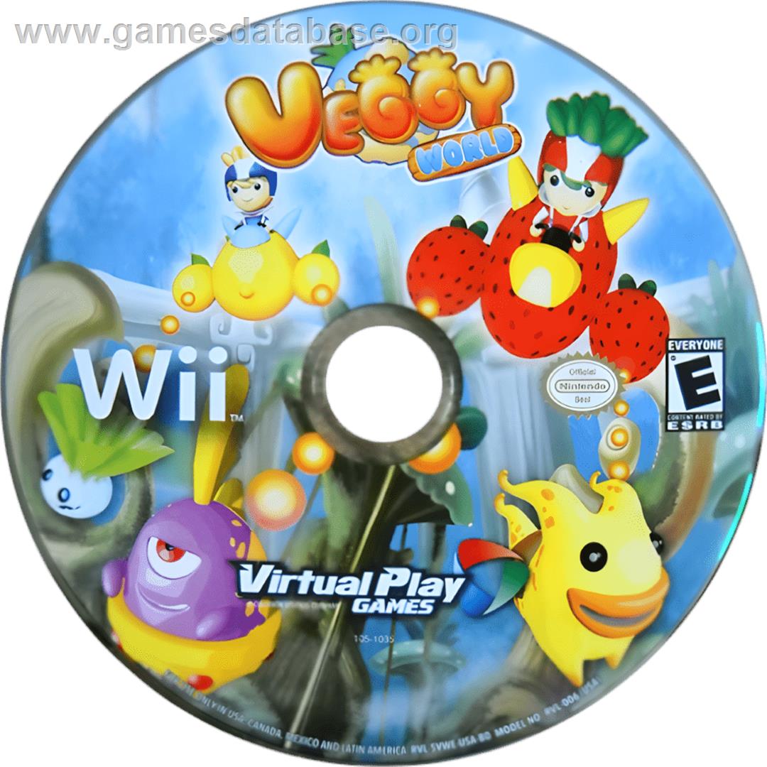 Veggy World - Nintendo Wii - Artwork - Cartridge