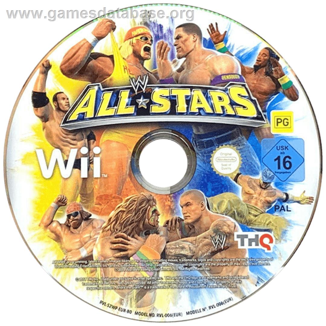 WWE All Stars - Nintendo Wii - Artwork - Cartridge