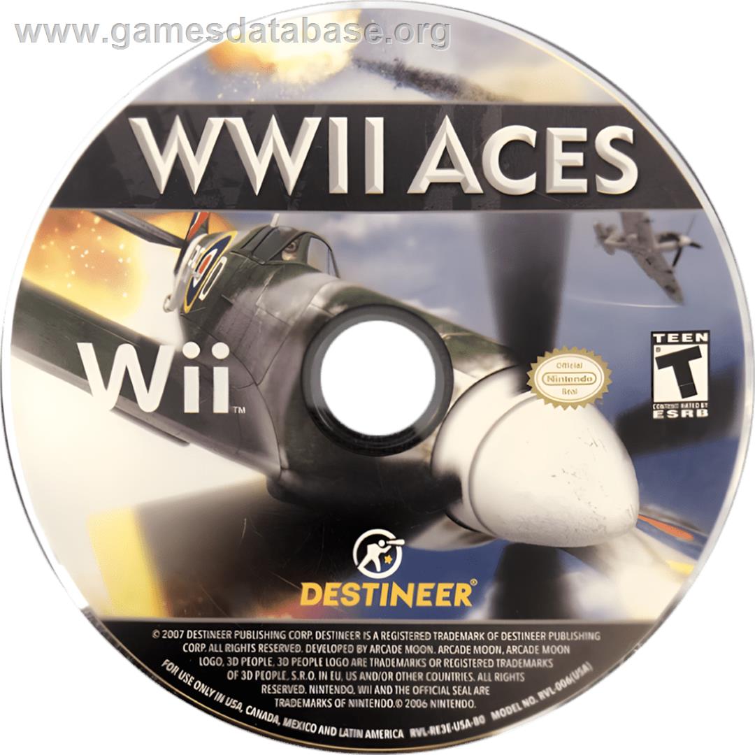 WWII Aces - Nintendo Wii - Artwork - Cartridge