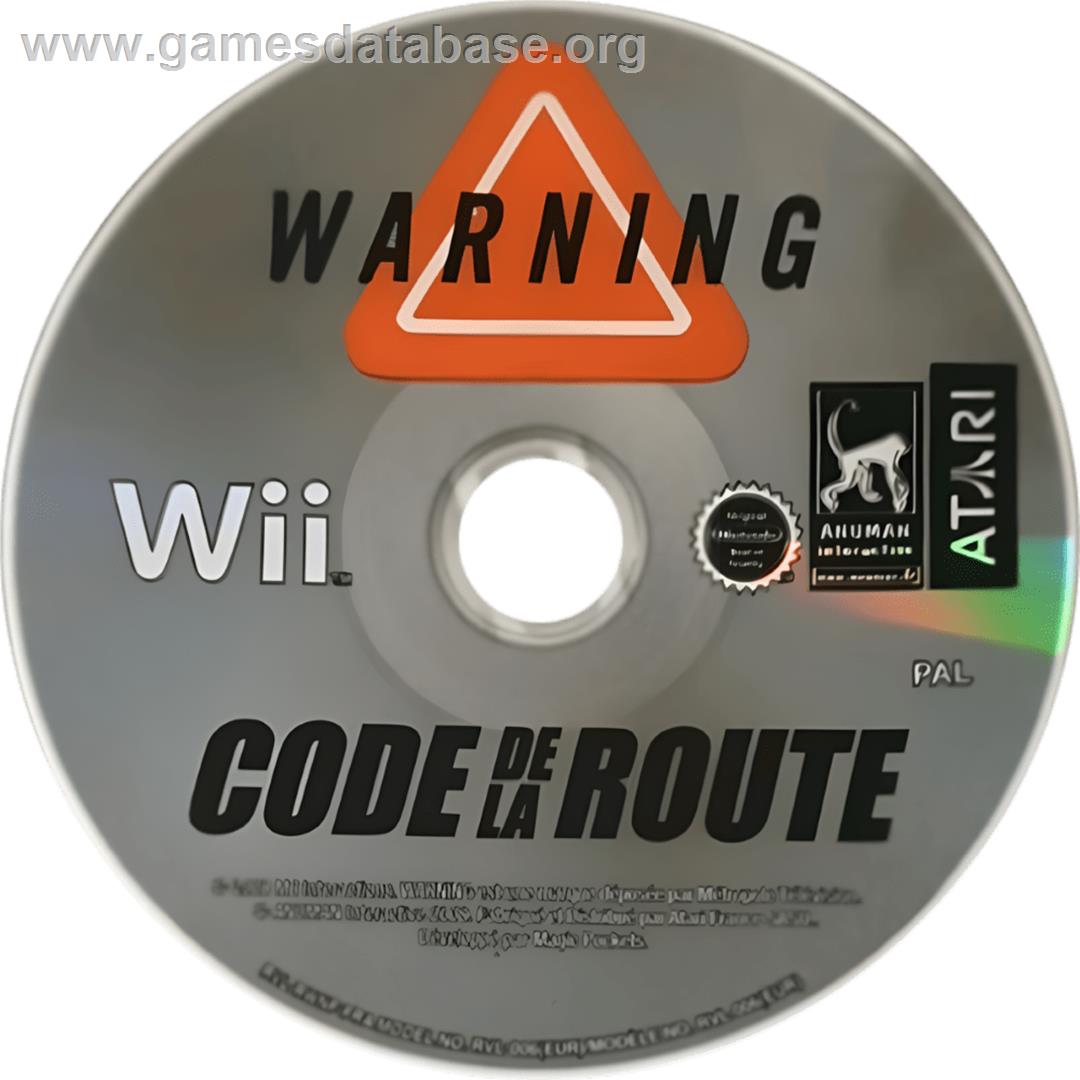 Warning - Code De La Route - Nintendo Wii - Artwork - Cartridge