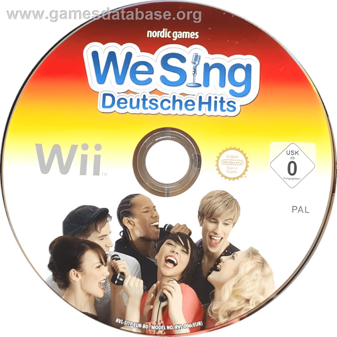 We Sing Deutsche Hits - Nintendo Wii - Artwork - Cartridge