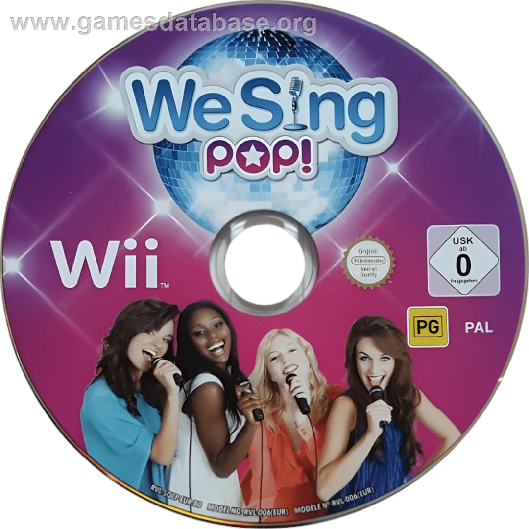 We Sing Pop ! - Nintendo Wii - Artwork - Cartridge
