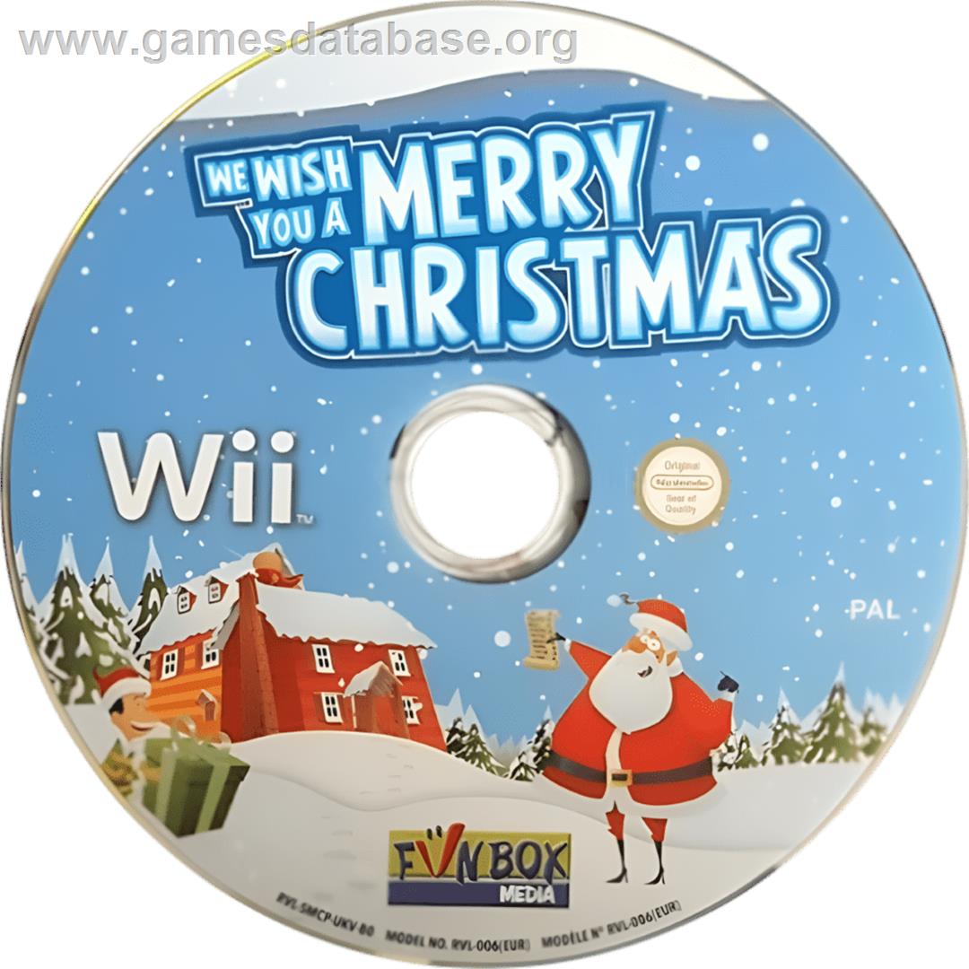 We Wish You A Merry Christmas - Nintendo Wii - Artwork - Cartridge
