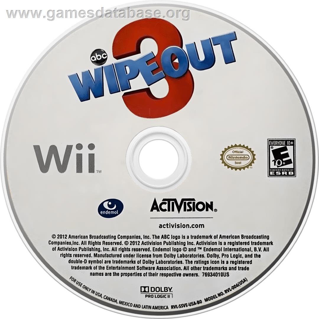 Wipeout 3 - Nintendo Wii - Artwork - Cartridge