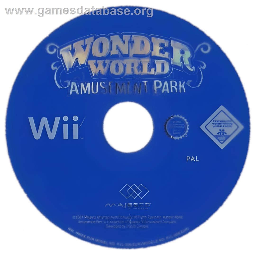 Wonder World Amusement Park - Nintendo Wii - Artwork - Cartridge